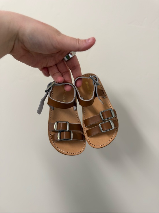 Freshly Picked Other - Freshly Picked Brown Leather Double-Buckle Sandals